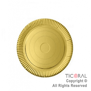 PLATO LAMINADO ORO N.16 16CM x 10